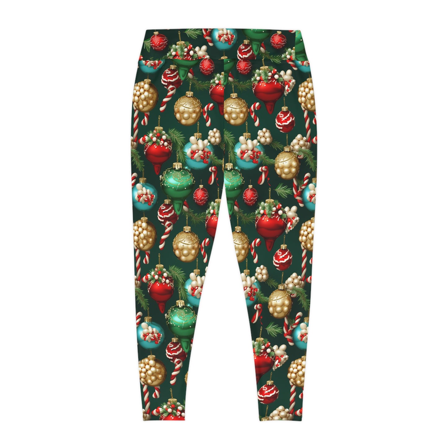 Christmas Ornaments Plus Size Leggings