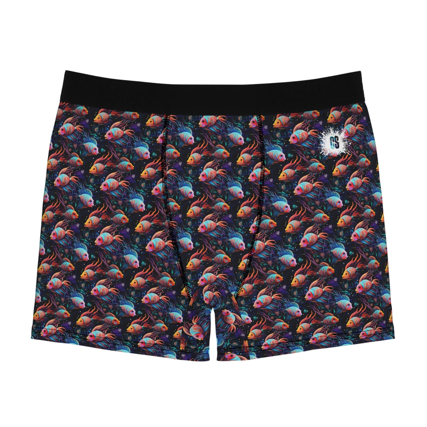 Deep Sea Aquarium Men's Boxer Briefs - Fun and Comfortable Underwear