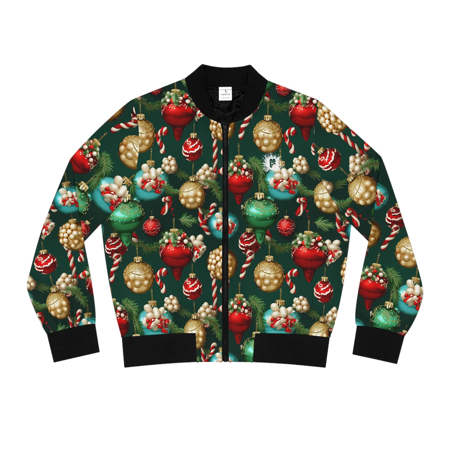 Christmas Ornaments Women's Bomber Jacket