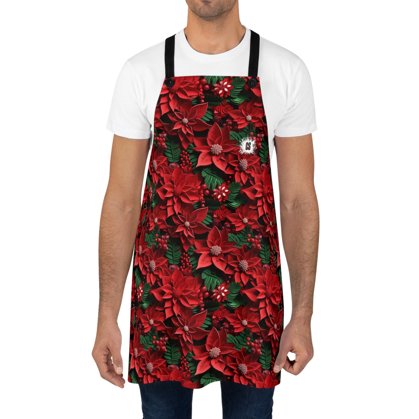 Christmas Leaves Apron