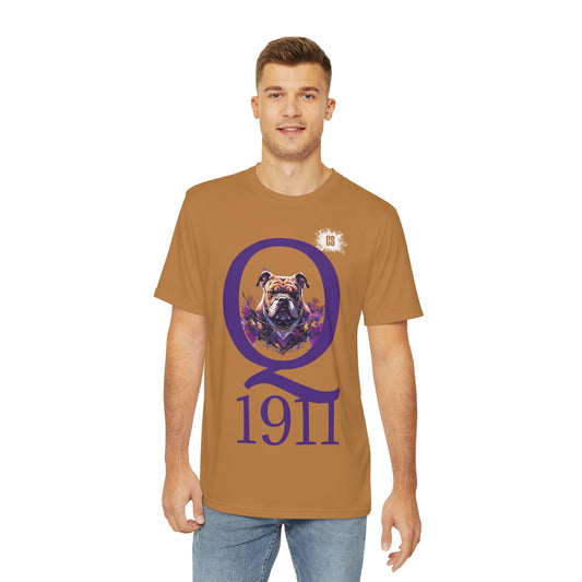 Gold QDog 1911 Men's Polyester Tee