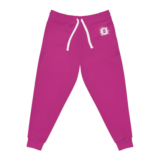 Pink Accent Athletic Joggers