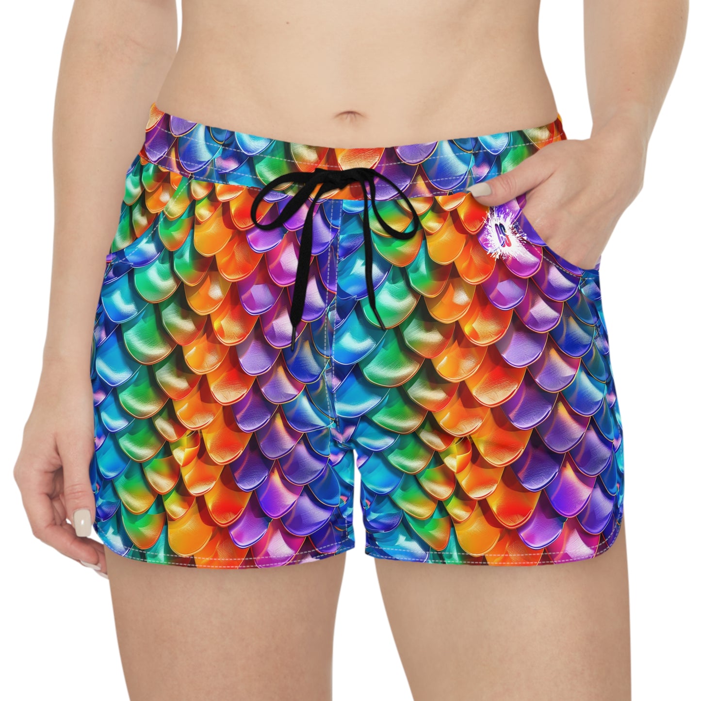 Neon Snake Women's Casual Shorts