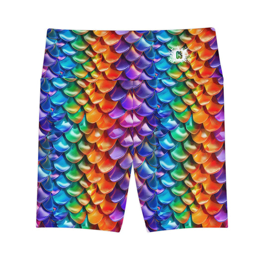 Neon Reptile Women's Workout Shorts