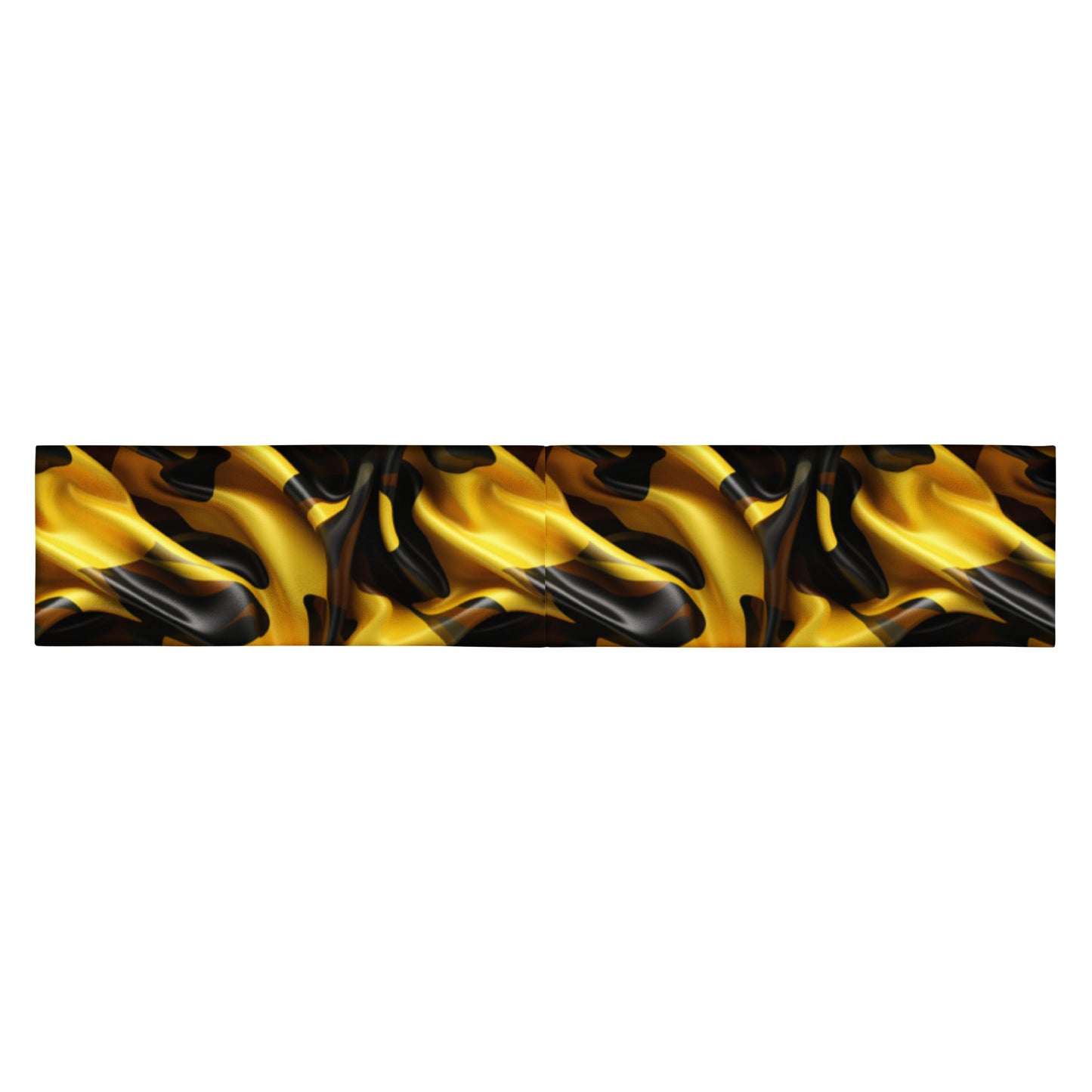 Black & Gold Satin Headband