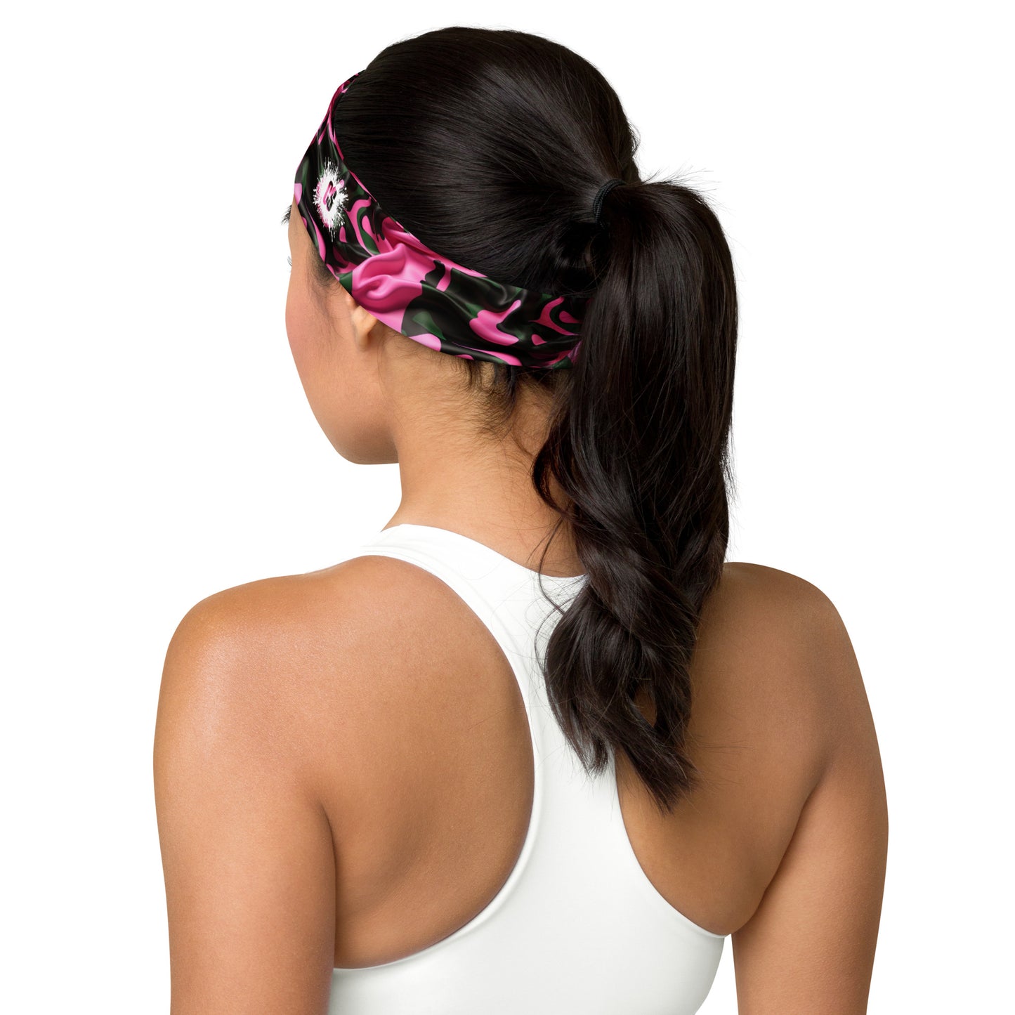 Pink & Green Headband