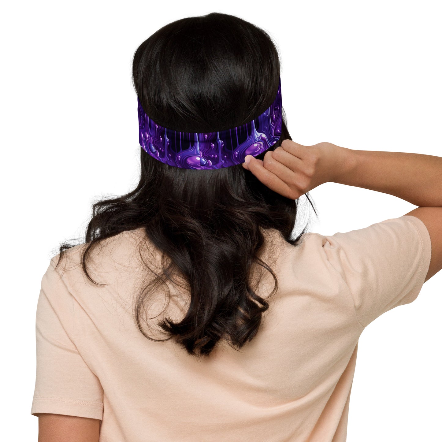 Purple Blobs Headband