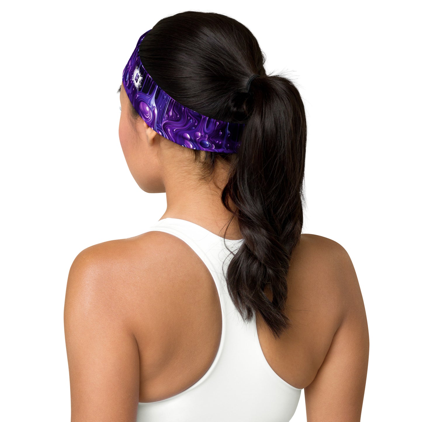 Purple Blobs Headband