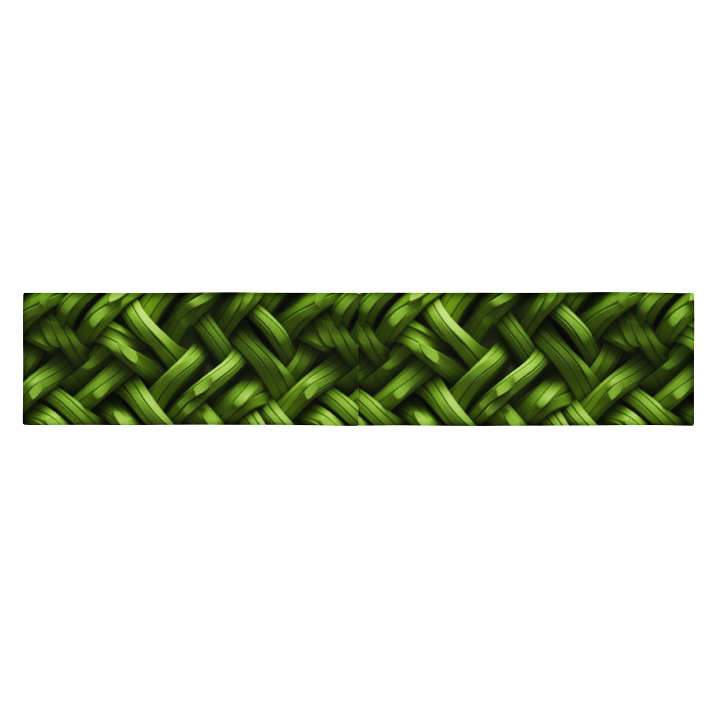 Green Cord Lattice Headband