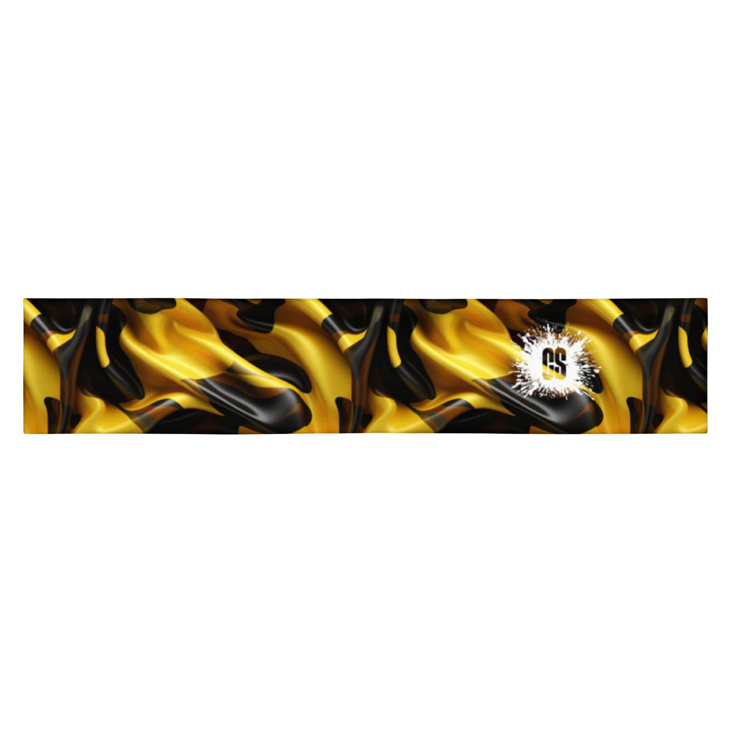 Black & Gold Satin Headband