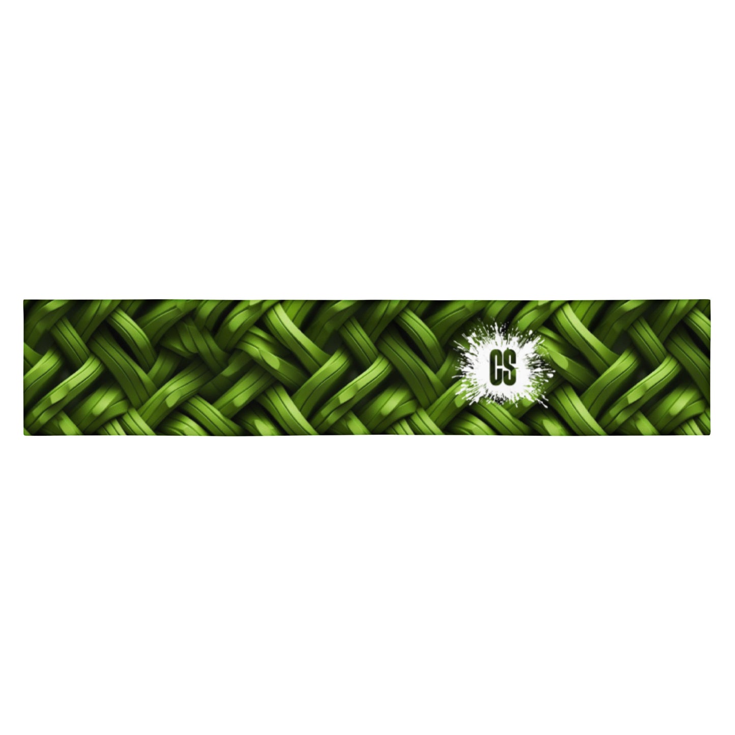 Green Cord Lattice Headband