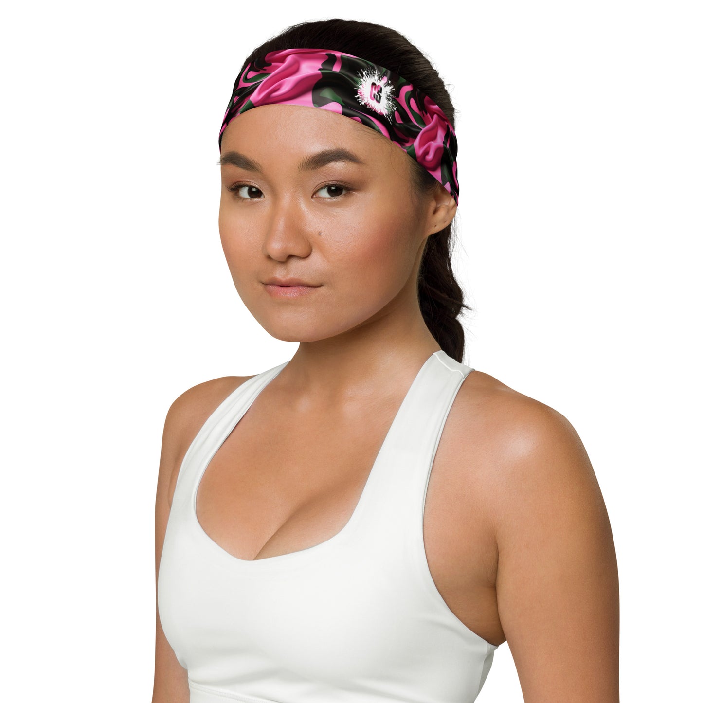 Pink & Green Headband