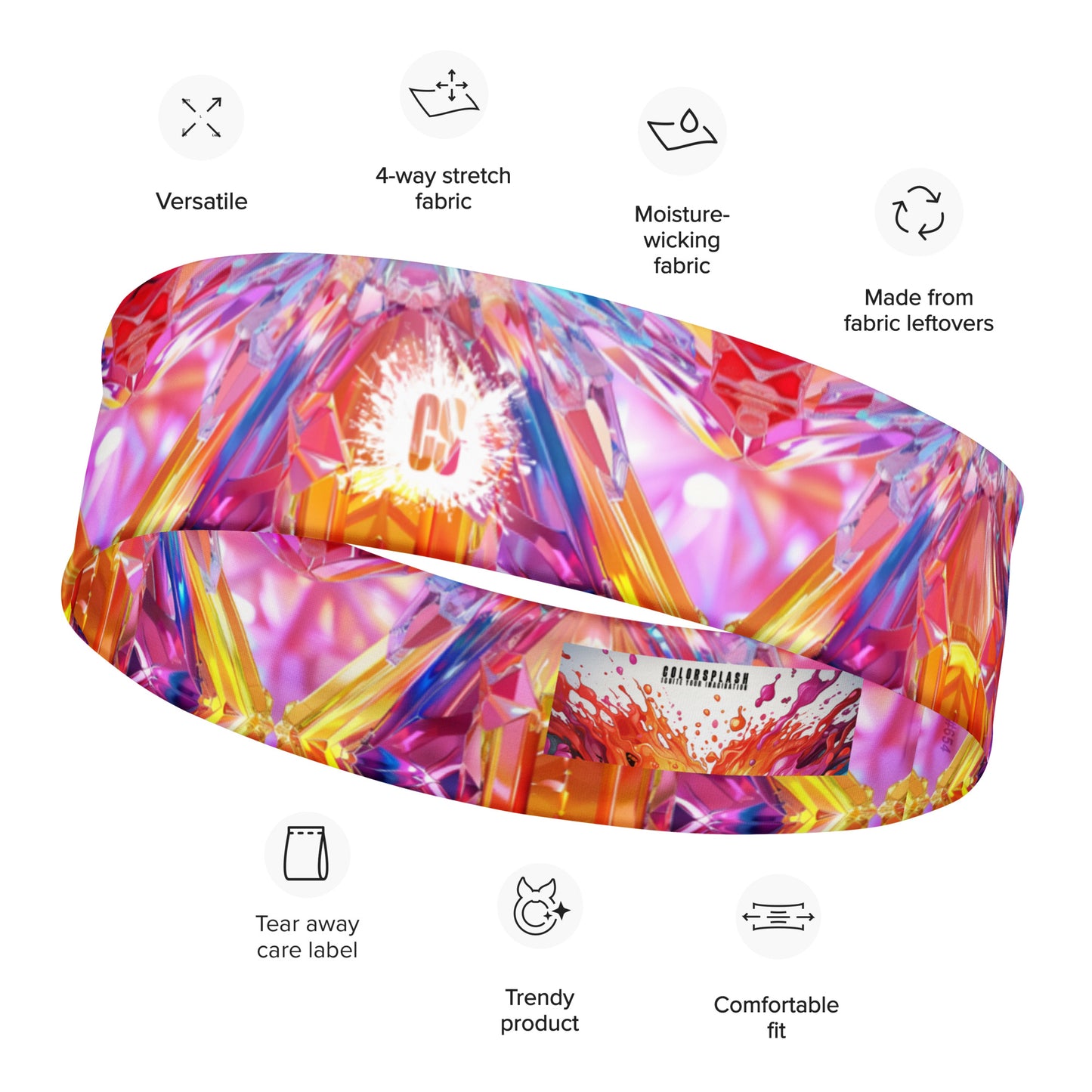 Kaleidoscope Prism Headband