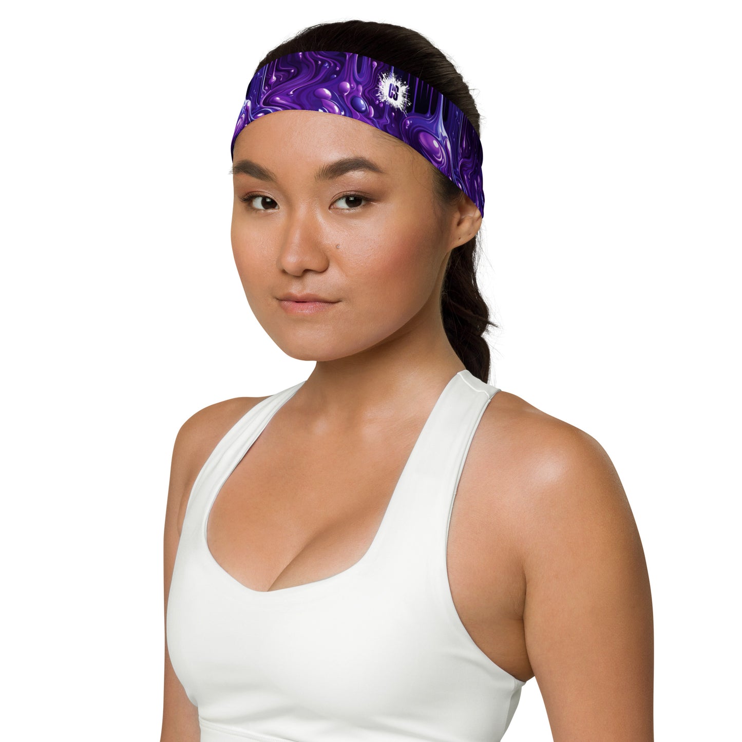 Purple Blobs Headband