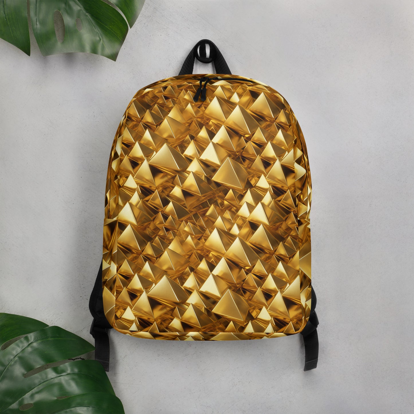 GoldPyramids Minimalist Backpack