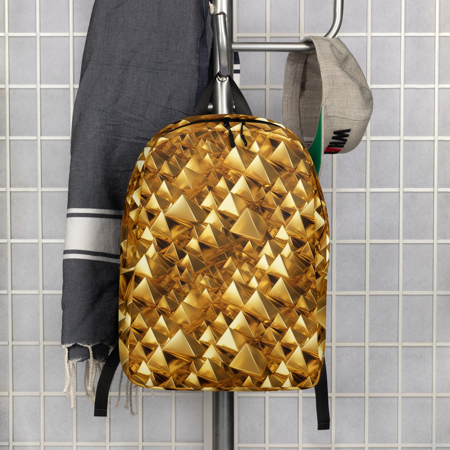 GoldPyramids Minimalist Backpack