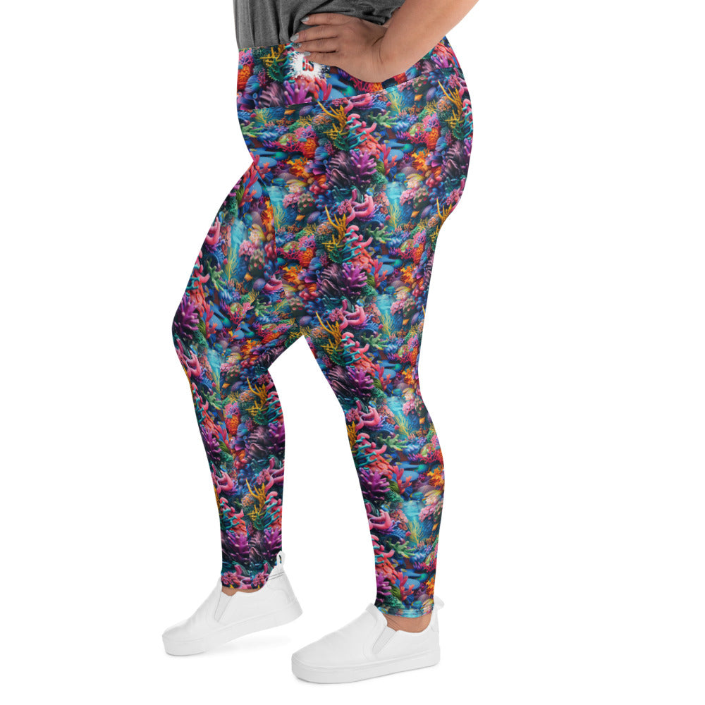 Deep Sea Life Dance Size Leggings