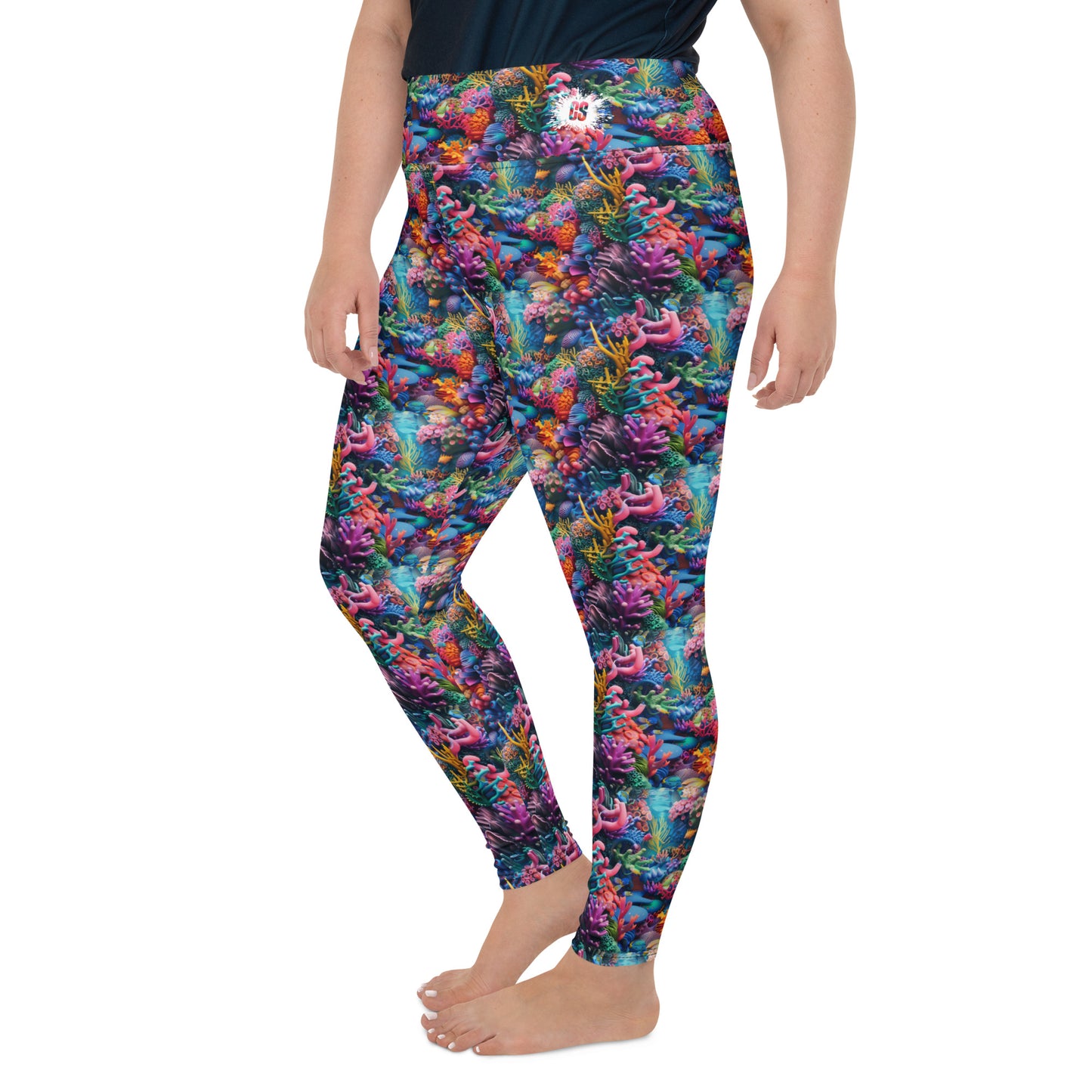 Deep Sea Life Dance Size Leggings