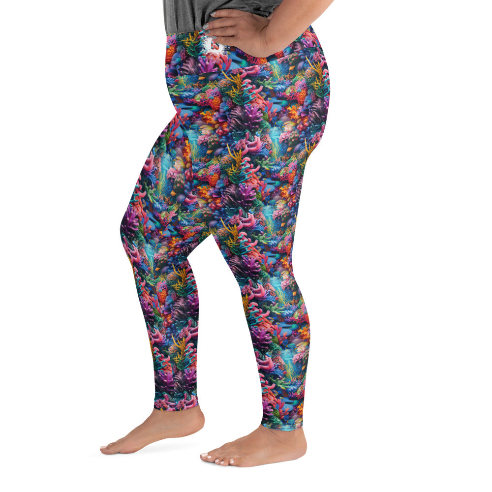 Deep Sea Life Dance Size Leggings