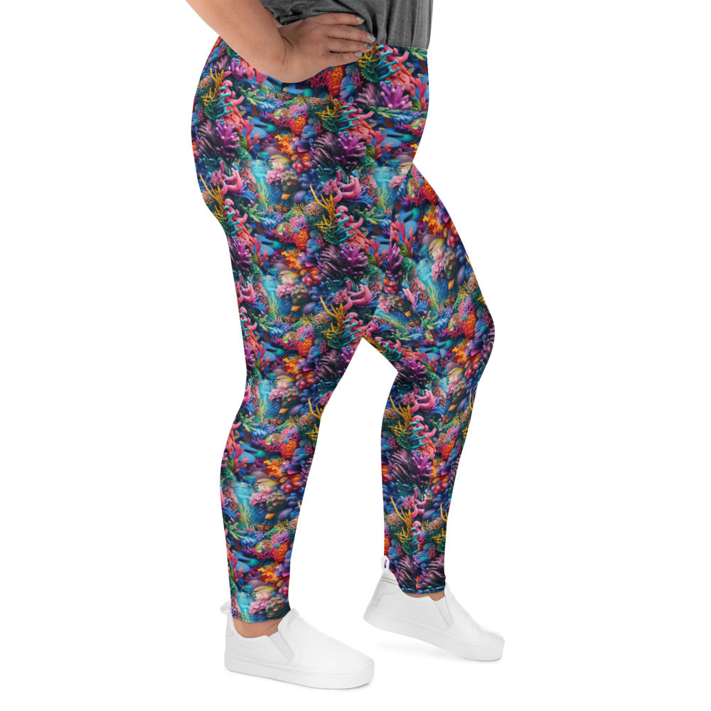 Deep Sea Life Dance Size Leggings