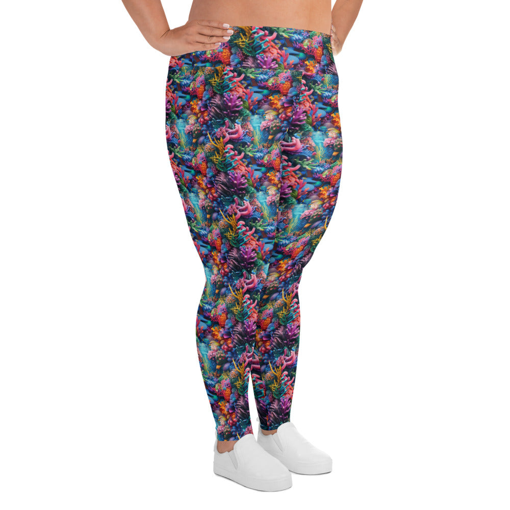 Deep Sea Life Dance Size Leggings