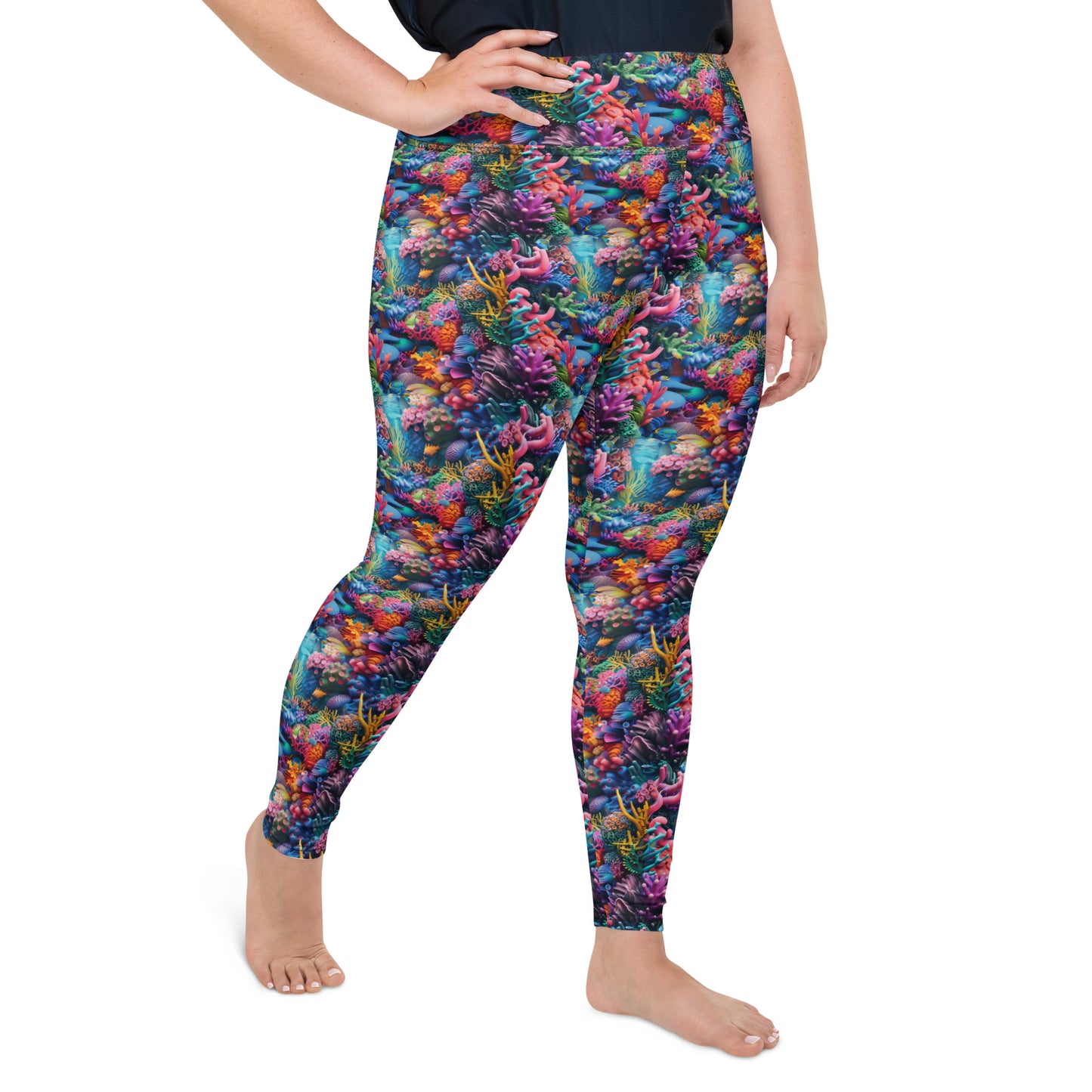 Deep Sea Life Dance Size Leggings