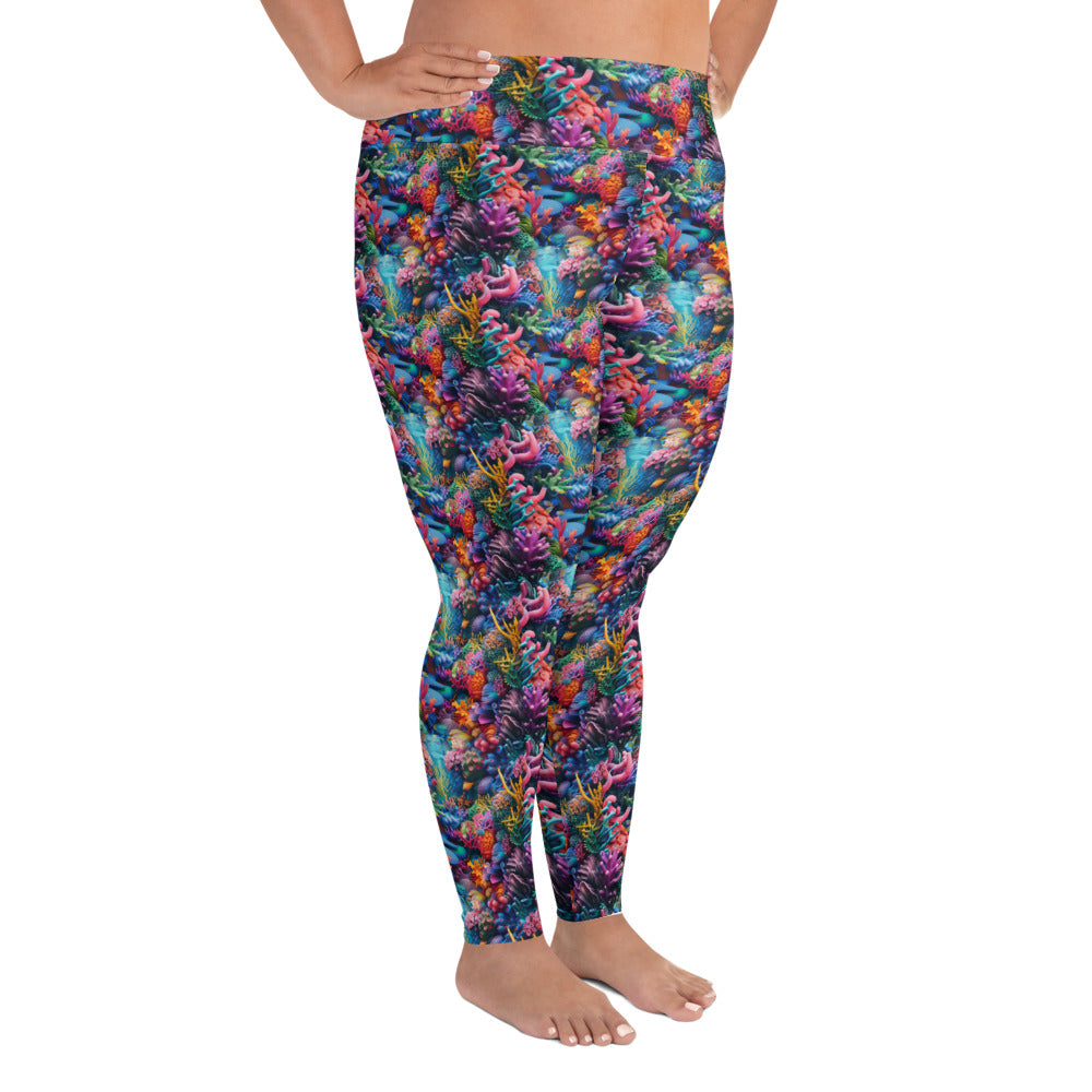 Deep Sea Life Dance Size Leggings