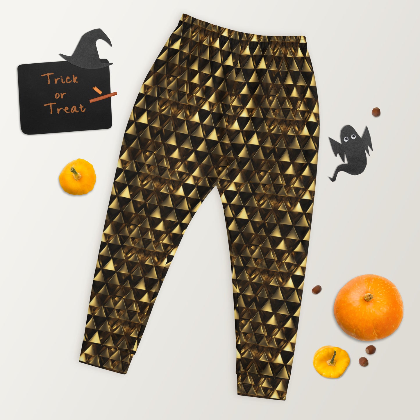 Gold & Black Pyramids Men's Joggers