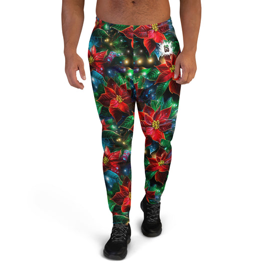 Christmas Lights & Mistletoe men's Joggers