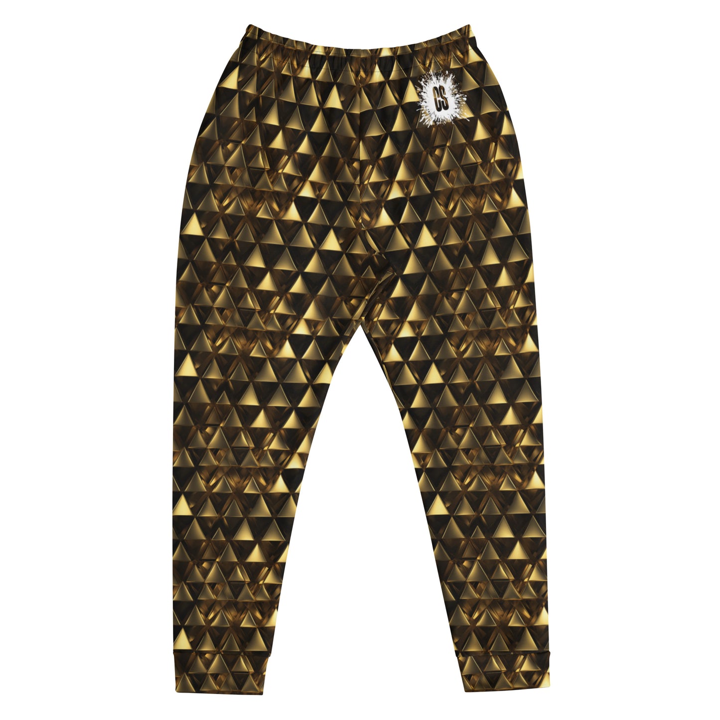 Gold & Black Pyramids Men's Joggers