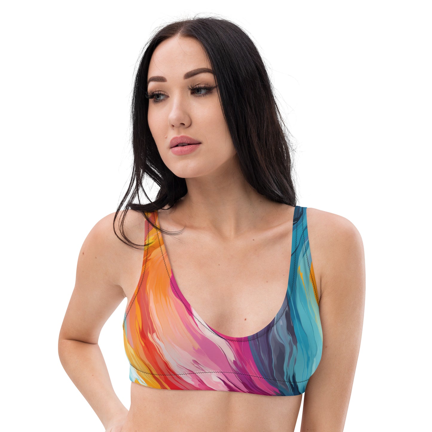 Expressive Stroke Padded Bra