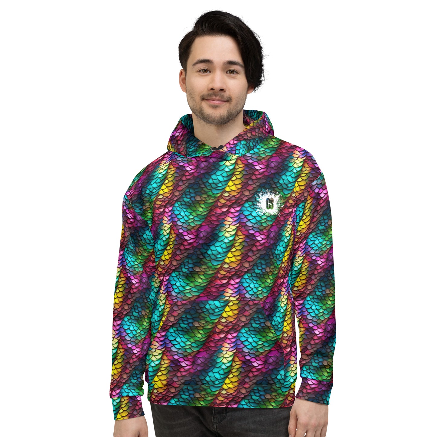 Metallic Reptile Unisex Hoodie