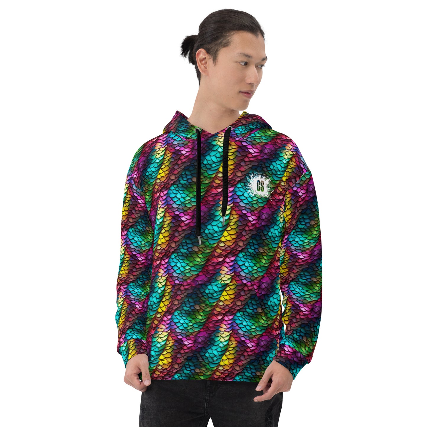 Metallic Reptile Unisex Hoodie