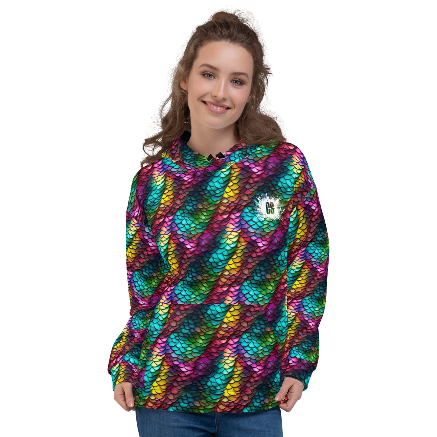 Metallic Reptile Unisex Hoodie