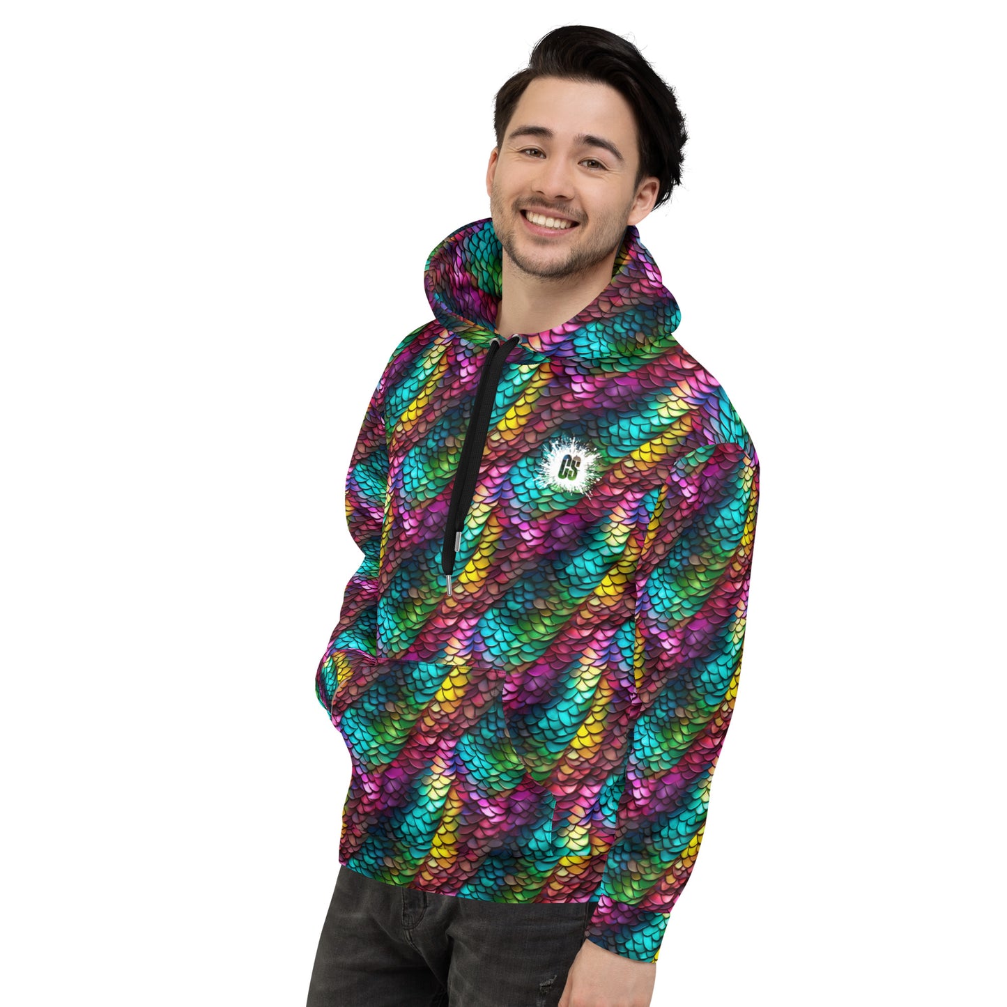 Metallic Reptile Unisex Hoodie