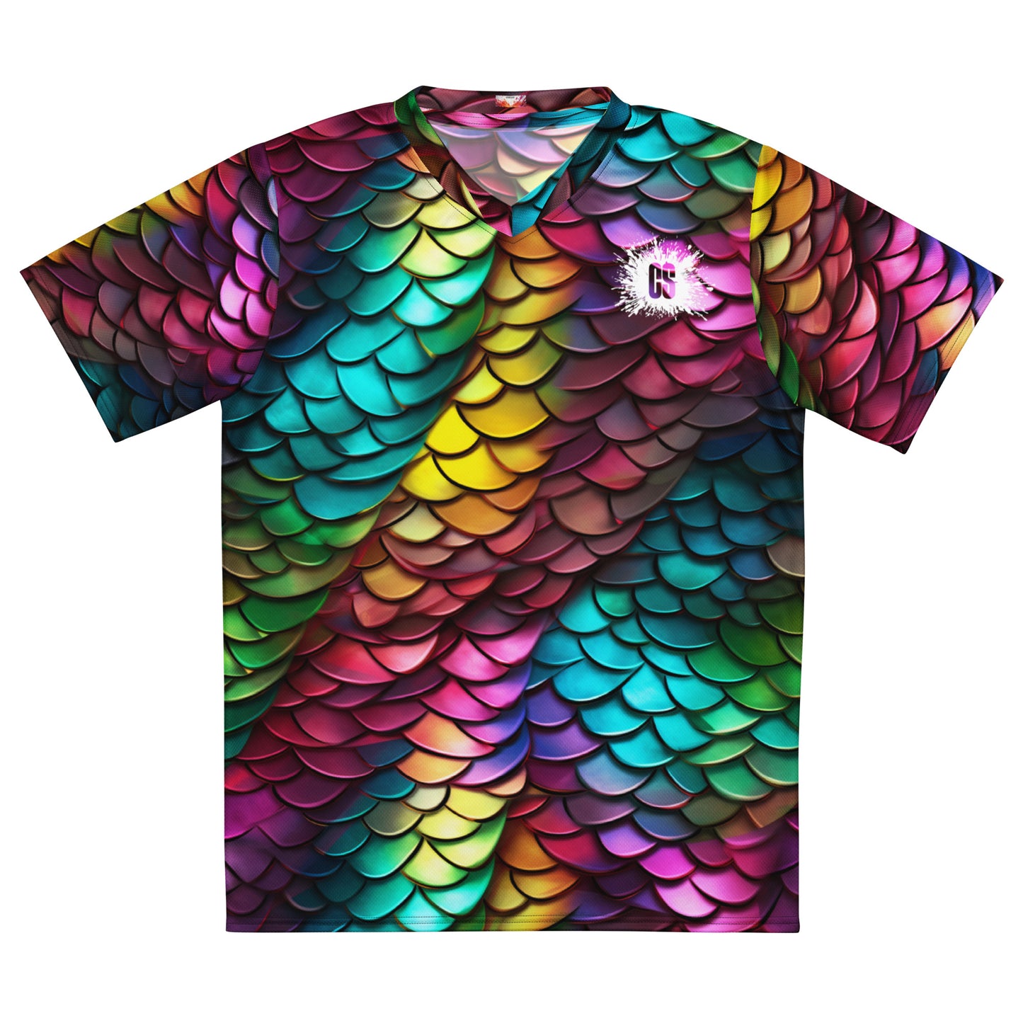 Metallic Reptile unisex sports jersey