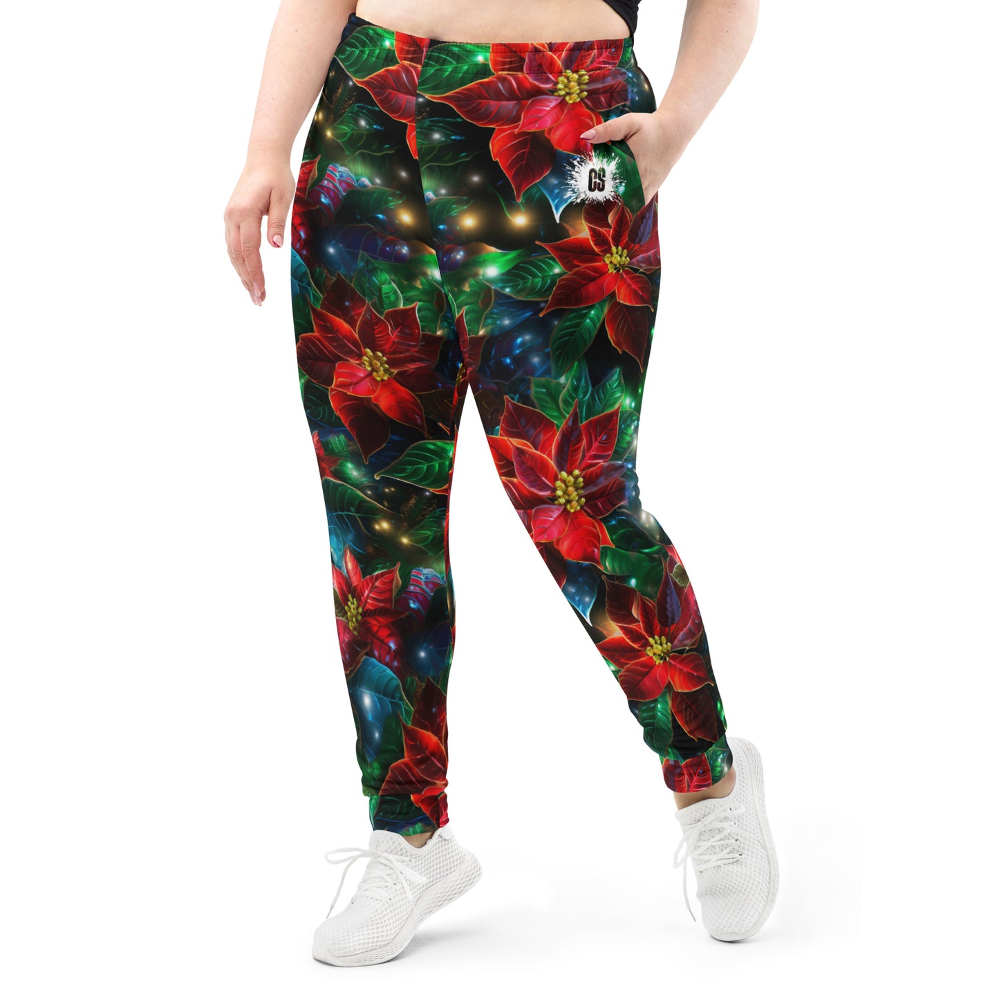 Christmas Lights & Mistletoe women's Joggers