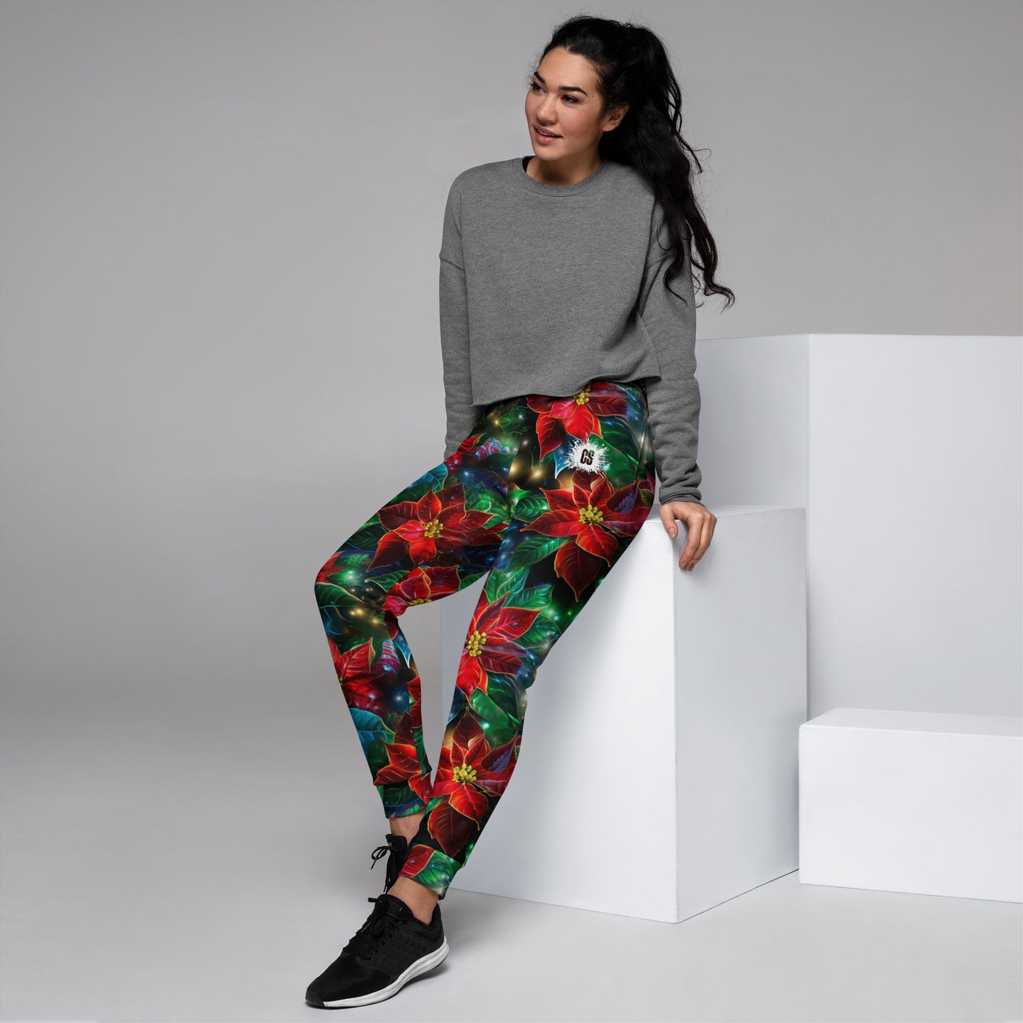 Christmas Lights & Mistletoe women's Joggers