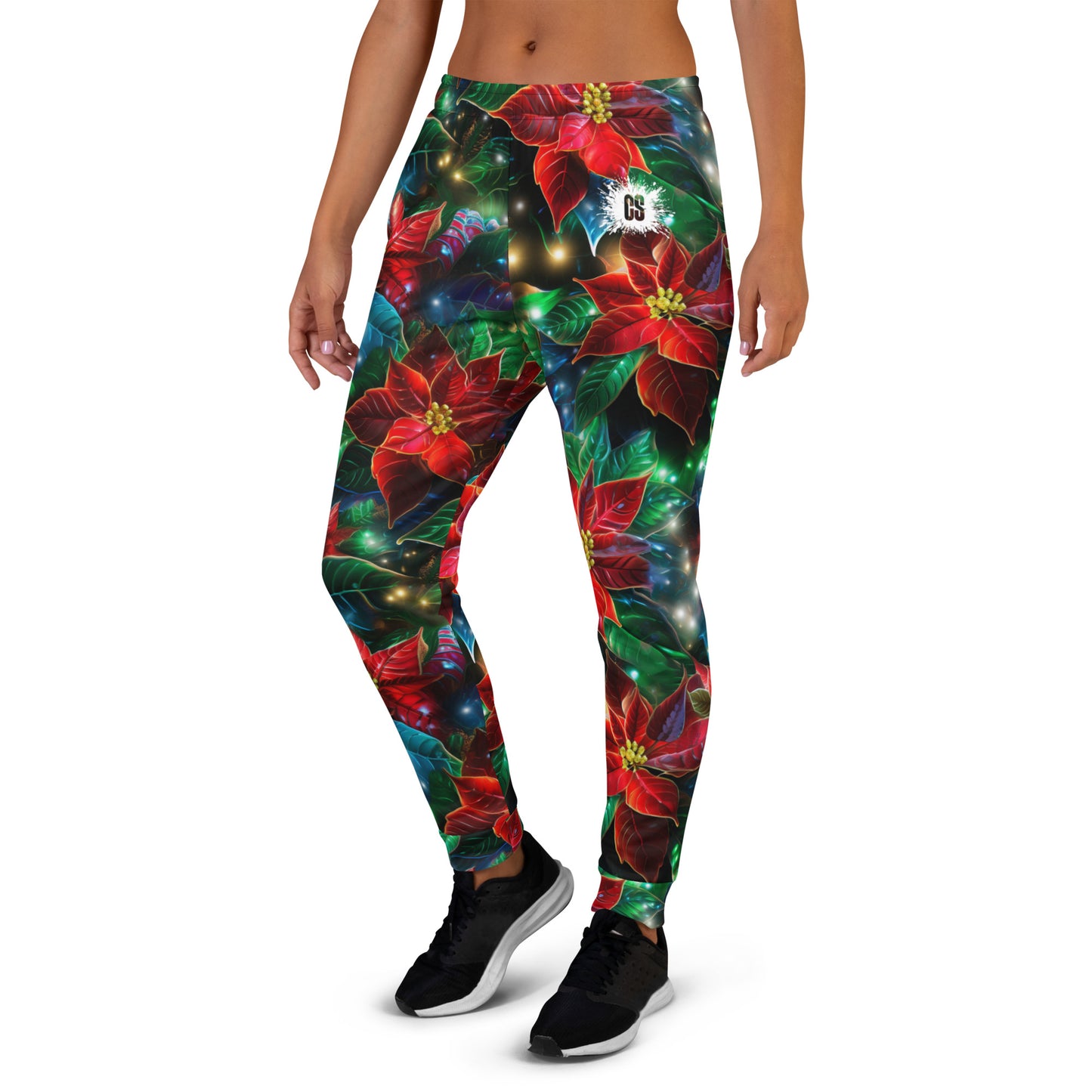 Christmas Lights & Mistletoe women's Joggers