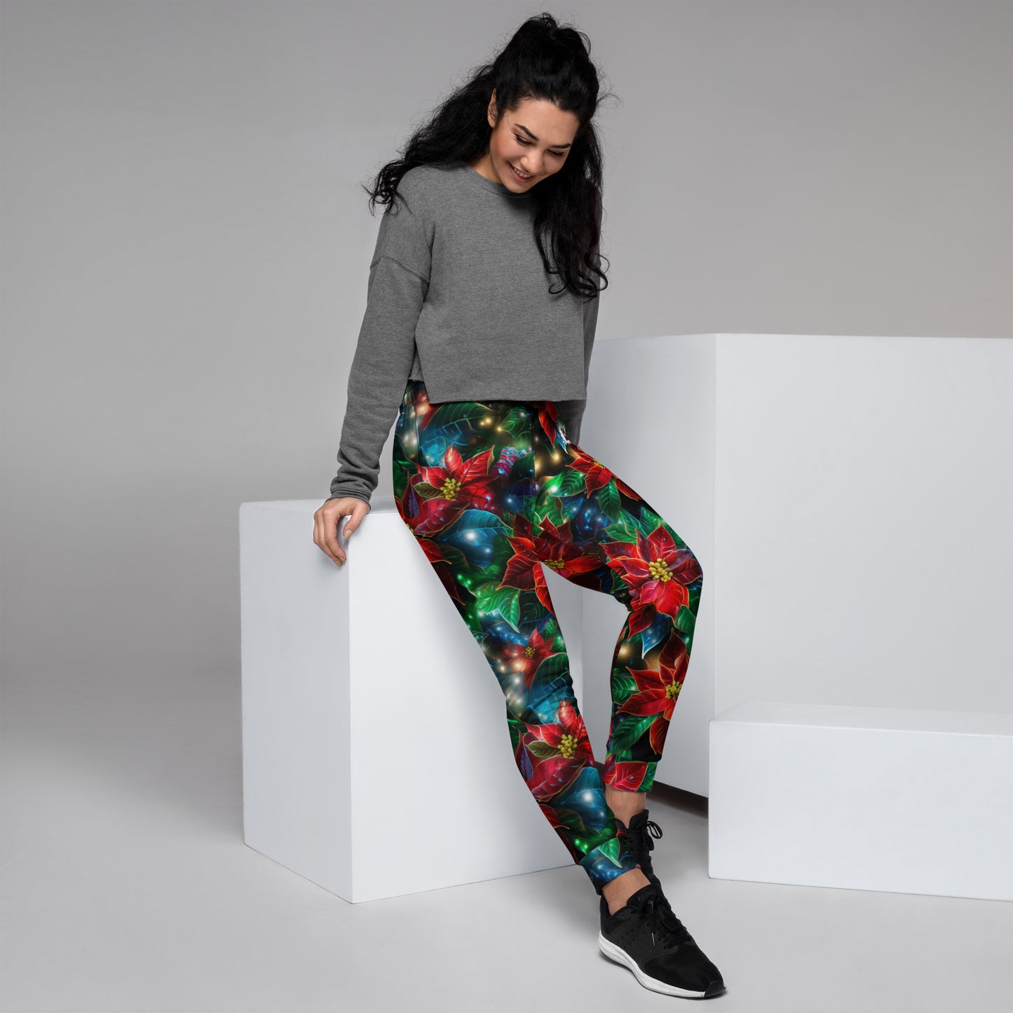 Christmas Lights & Mistletoe women's Joggers