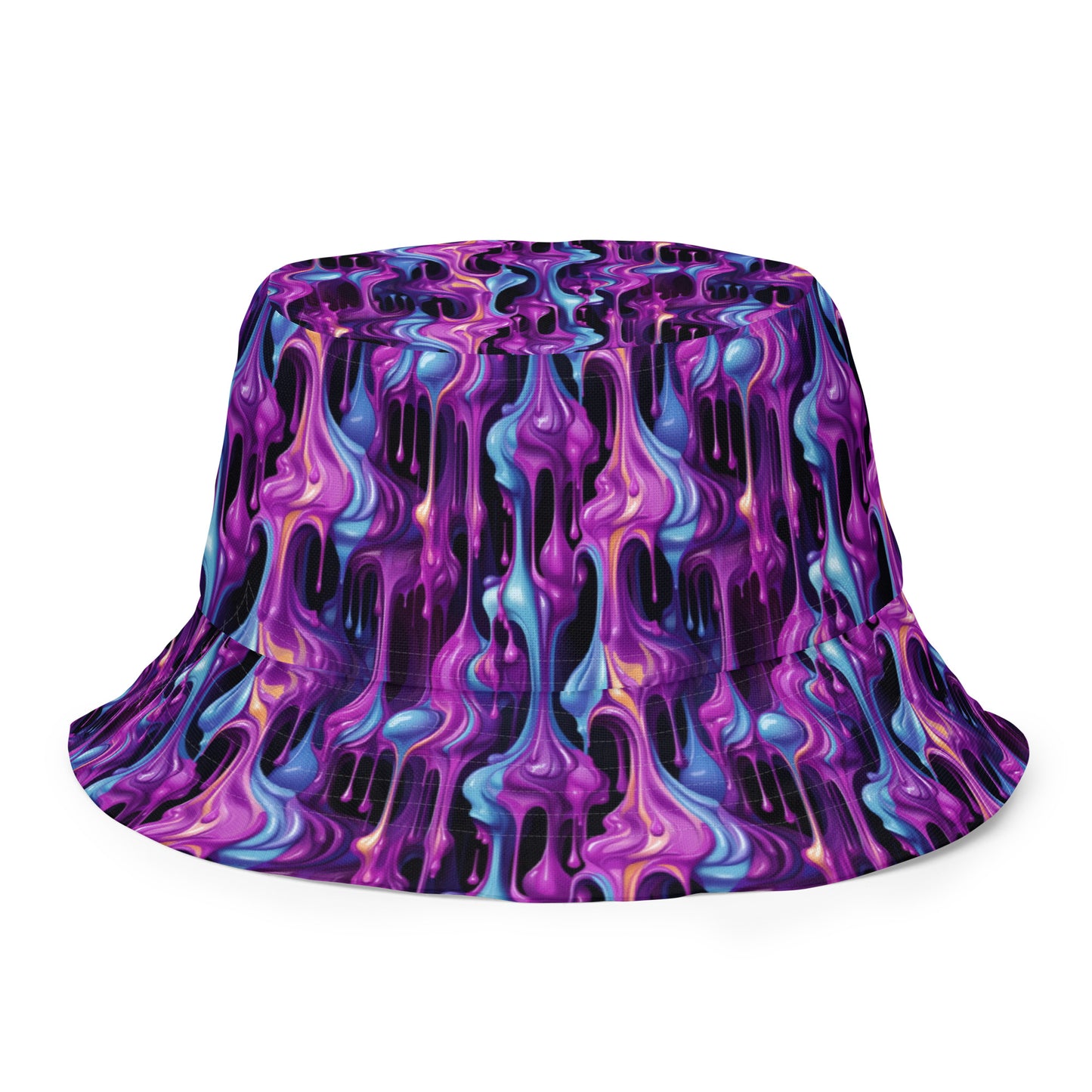 Grape Blob Reversible bucket hat