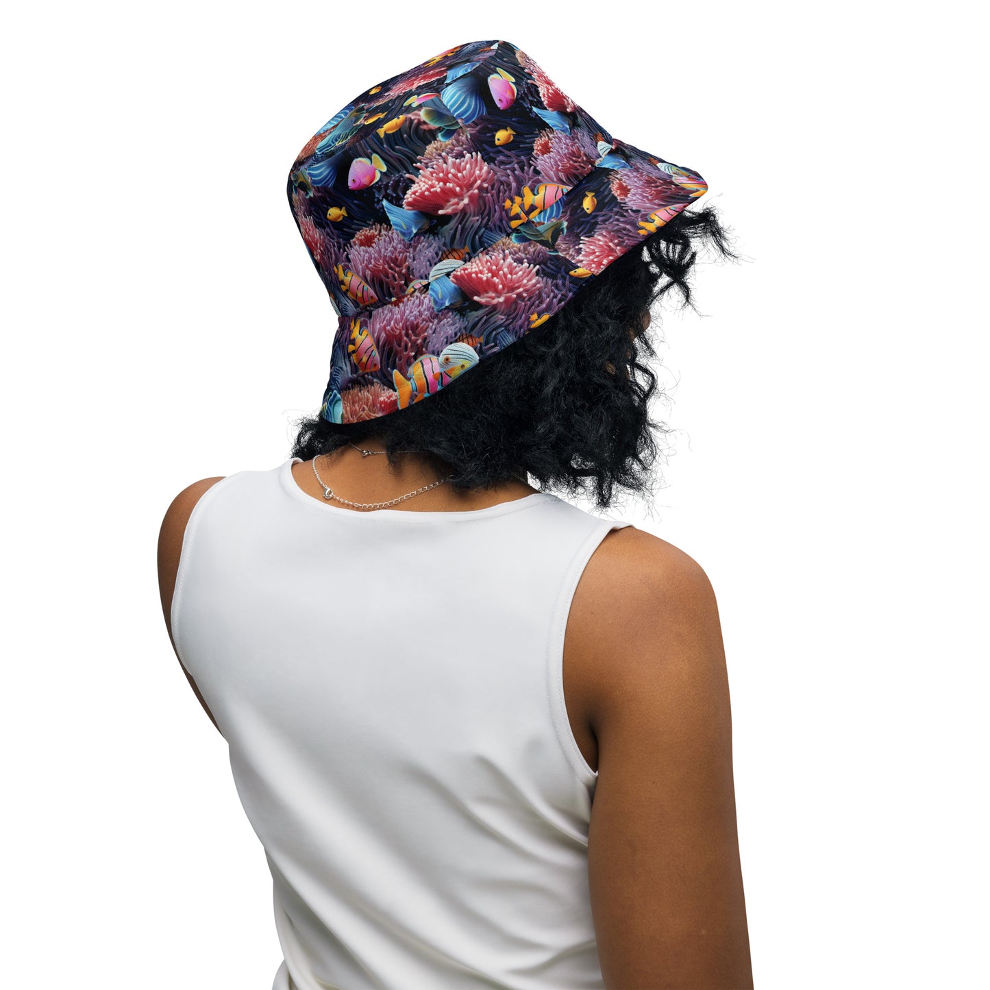 Deep Sea Aquarium Reversible bucket hat