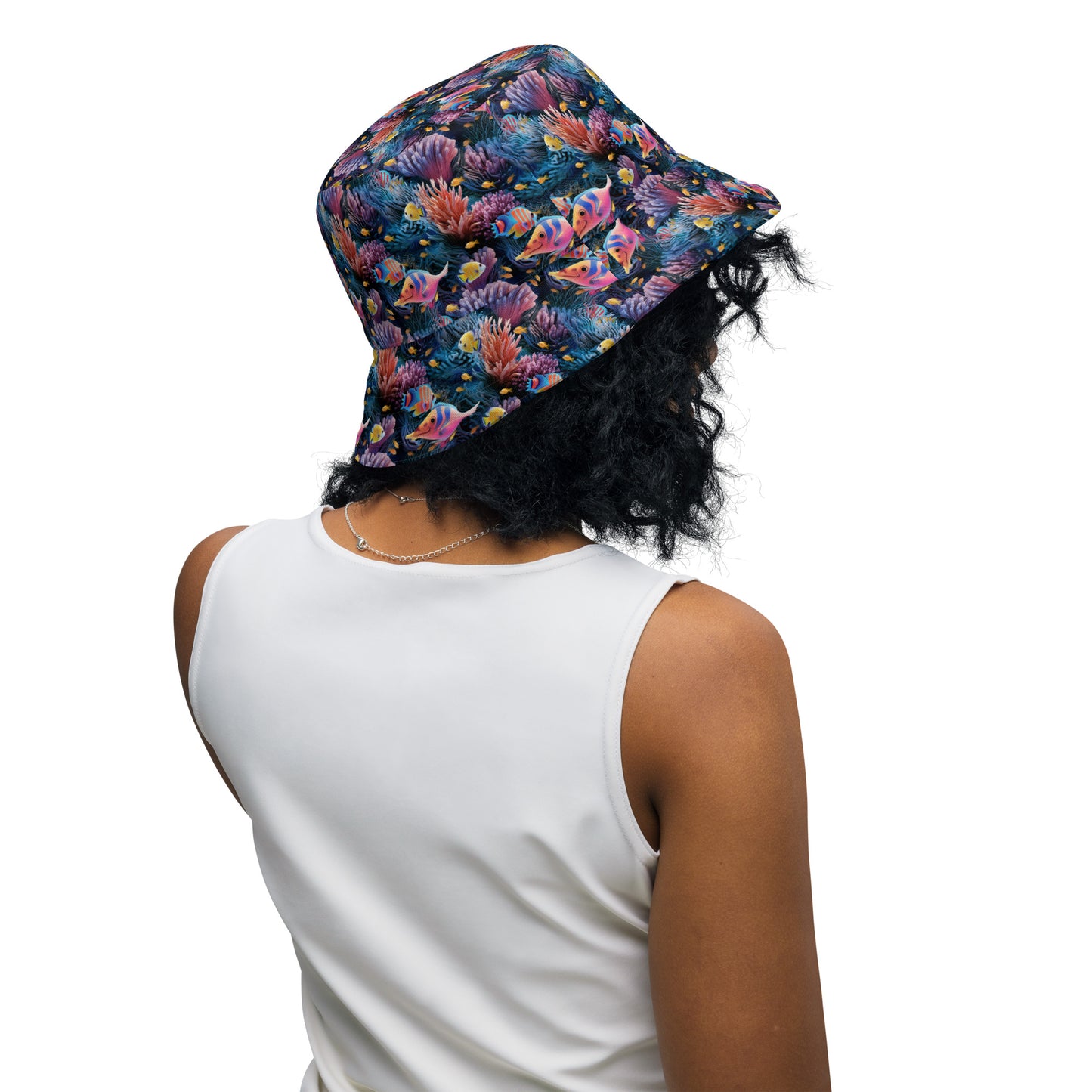 Deep Sea Aquarium Reversible bucket hat