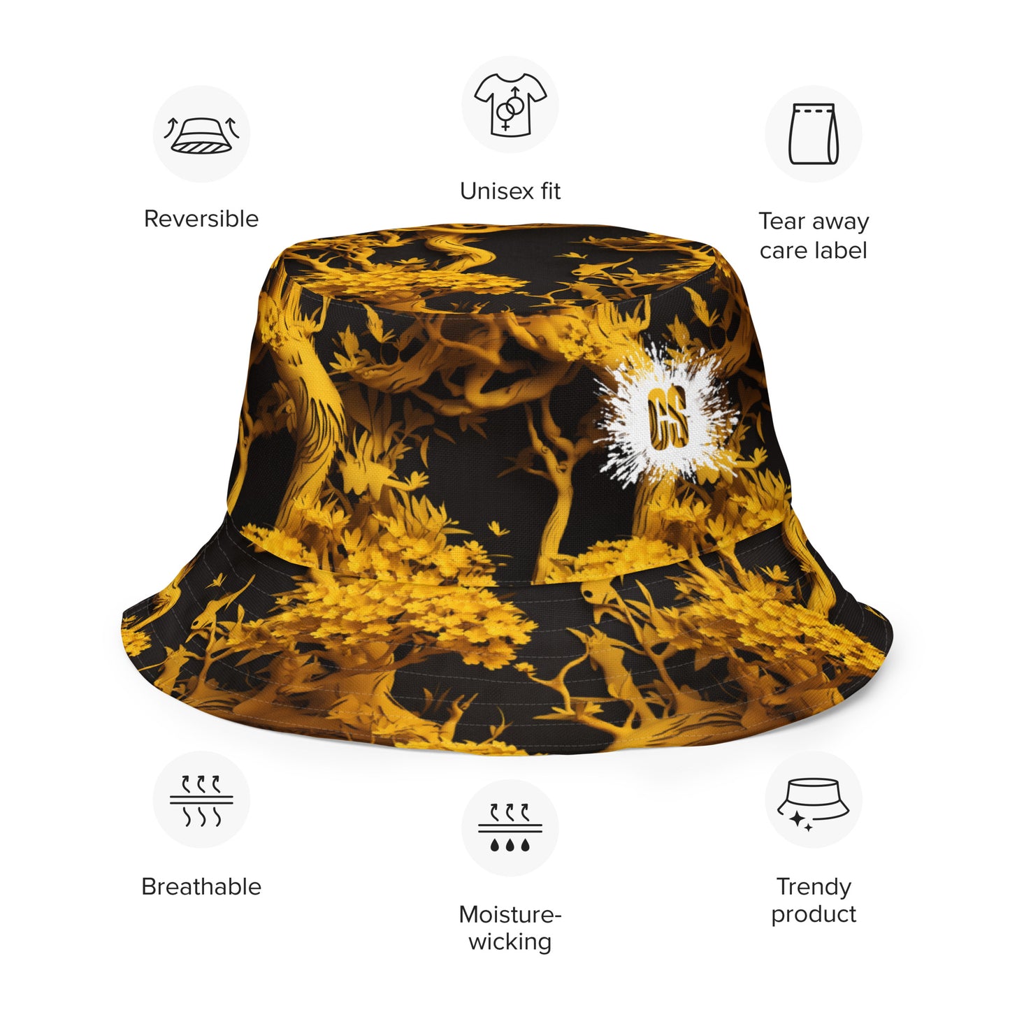 Alpha Tree Reversible bucket hat