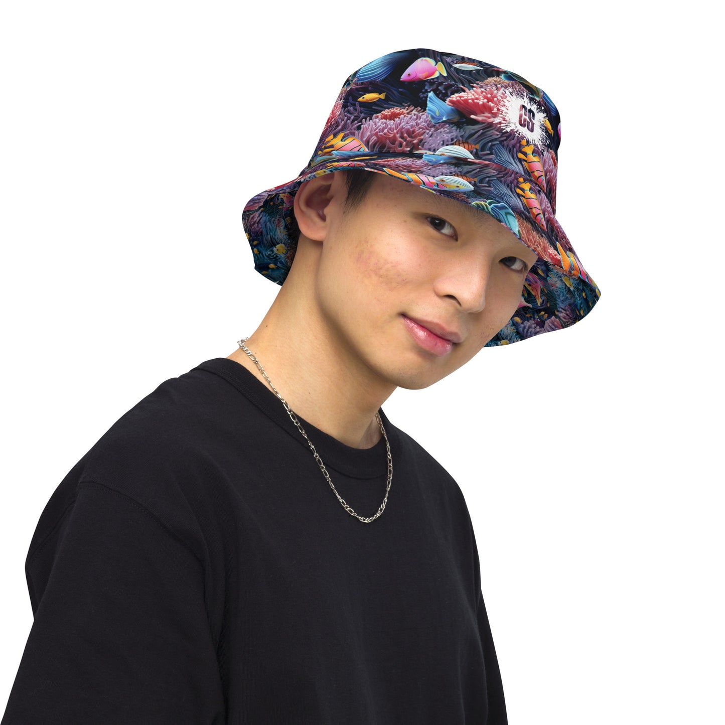 Deep Sea Aquarium Reversible bucket hat