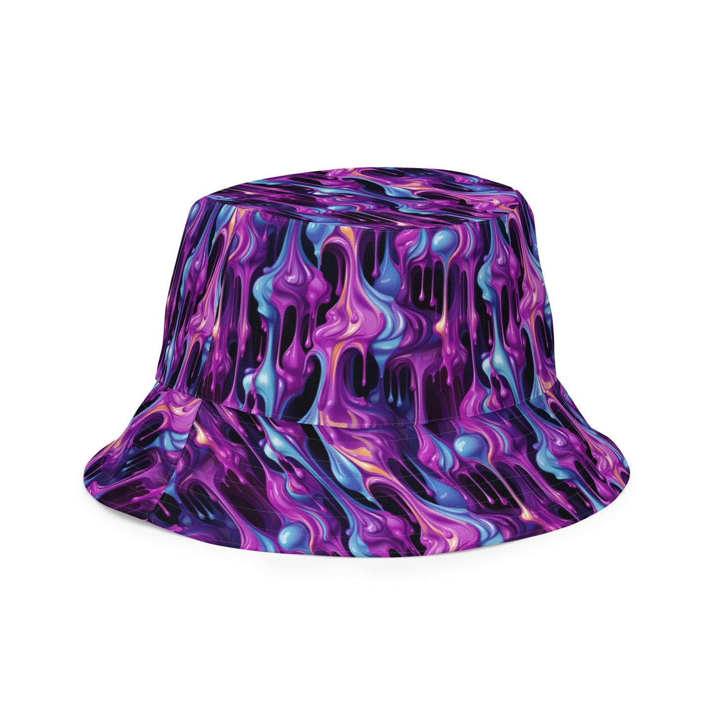 Grape Blob Reversible bucket hat