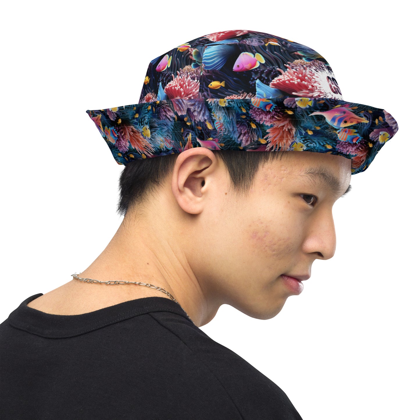 Deep Sea Aquarium Reversible bucket hat