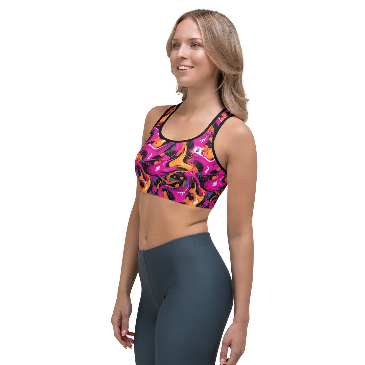 Barbie Graffiti Sports bra