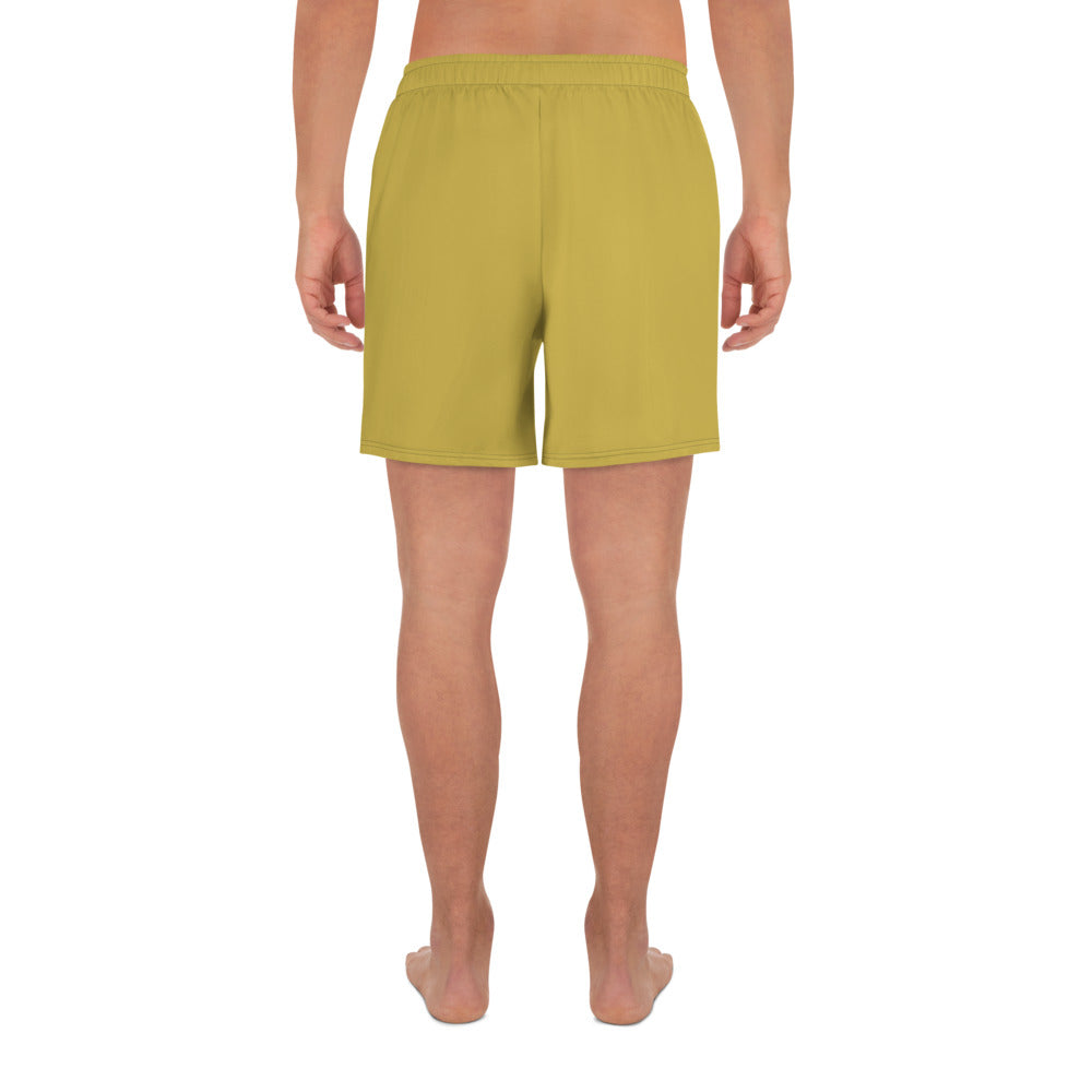 Old Gold Accent Unisex Athletic Long Shorts