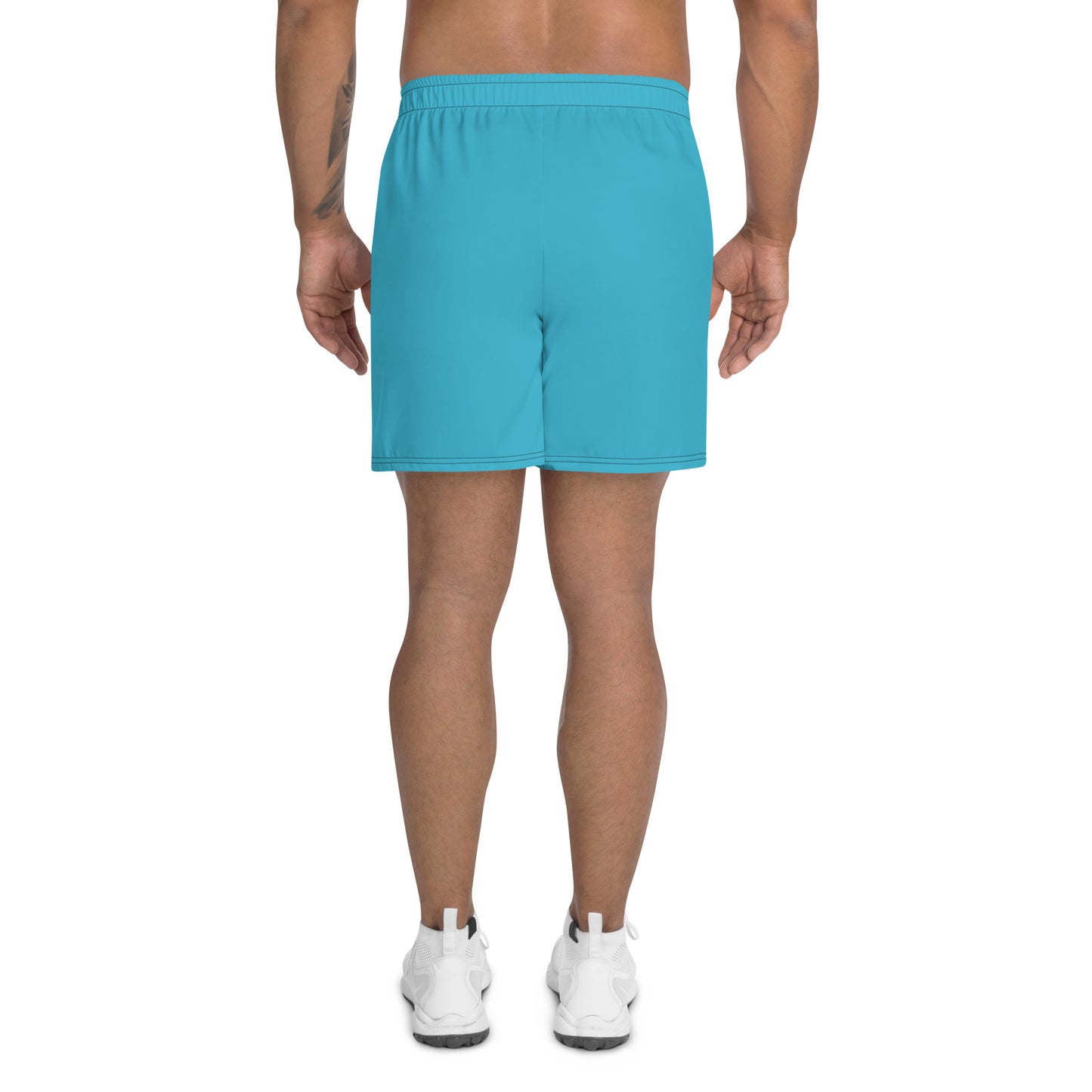 Teal Accent Unisex Athletic Long Shorts